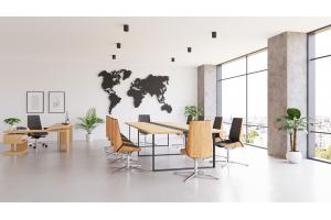 Grospol Fotel Obrotowy Moon Wood